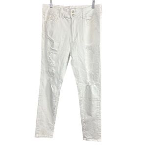 Vervet Los Angeles by Flying Monkey Distressed White Jeans Size 31